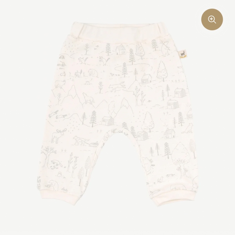 Red Caribou Organic Pima Cotton Baby pants (12-18 months)